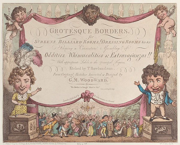 Grotesque Borders for Screens, Billiard Rooms, Dressing Rooms, &c &c