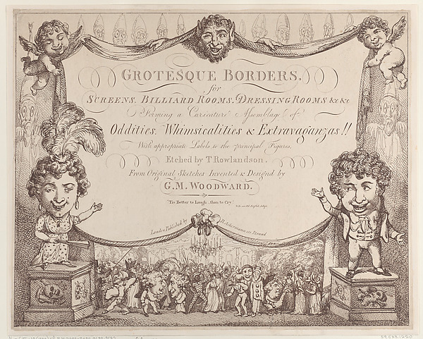 Grotesque Borders for Screens, Billiard Rooms, Dressing Rooms, &c &c
