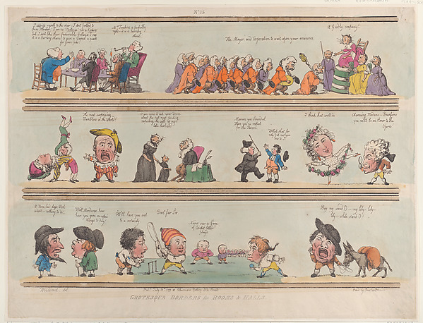 Grotesque Borders for Rooms & Halls, Plate 13