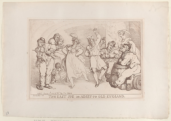 The Last Jig or Adieu to Old England