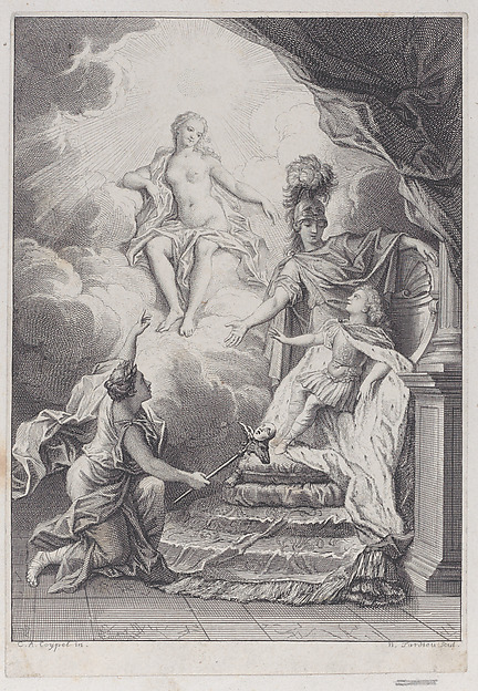 Frontispiece for Houdard de la Motte, Fables Nouvelles