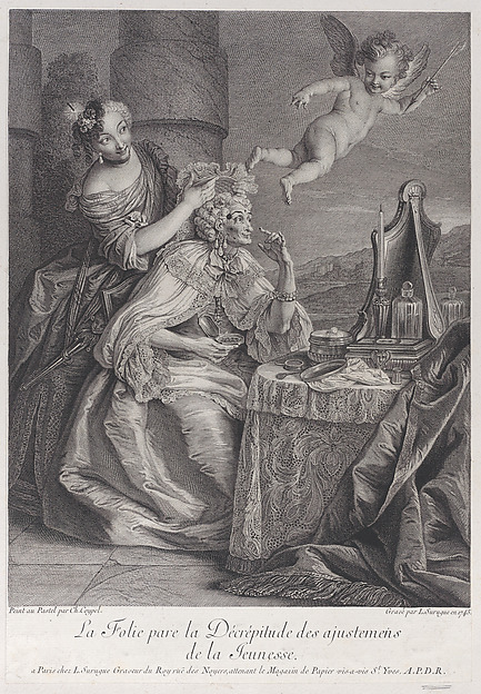 Age adorned by folly with the clothes of youth