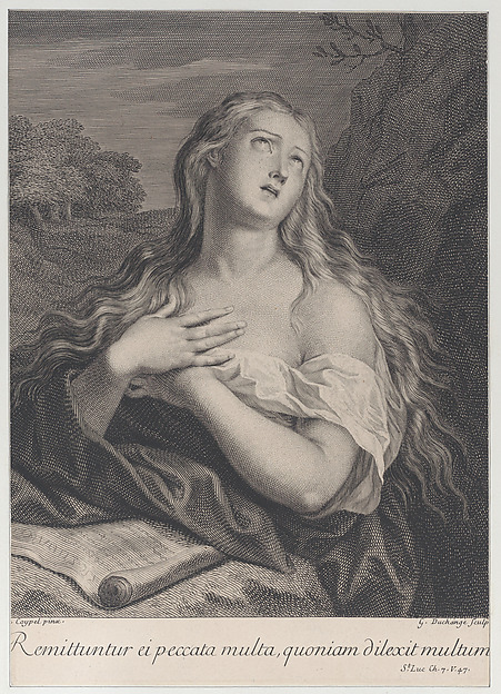 The penitent Mary Magdalene in the wilderness
