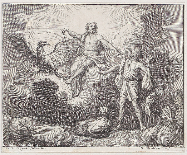 Book 1, Fable 11: Bags of destinies (Les sacs des destinées)