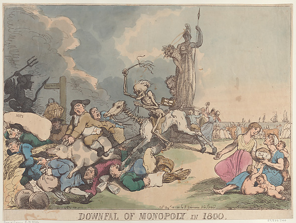 Downfall of Monopoly in 1800