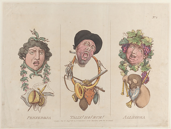 Penserosa, Tally! Ho! Rum!, Allegora