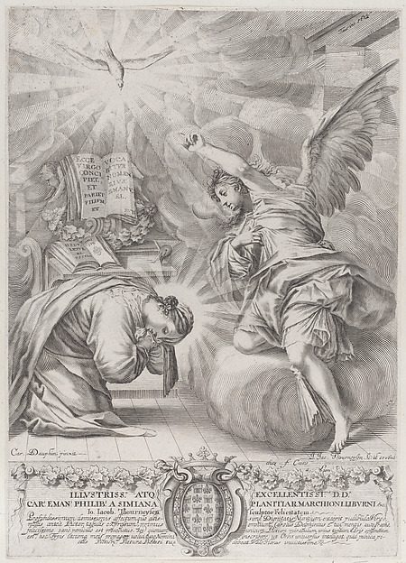 The Annunciation by Johann Jakob Thurneysen, the Elder