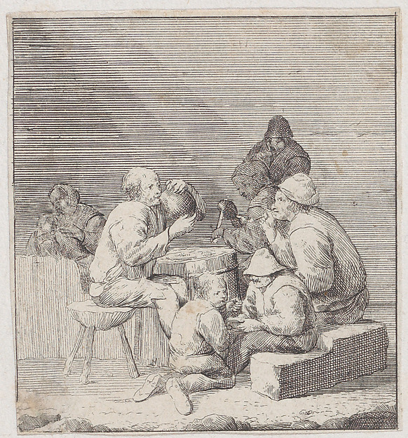 Man drinking from a pitcher