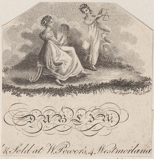 Trade Card for W. Powers, Printer and Publisher