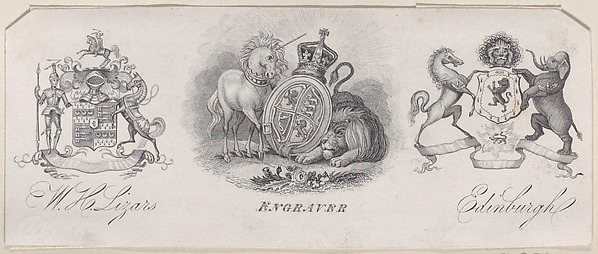 Trade Card for W. H. Lizars, Engraver