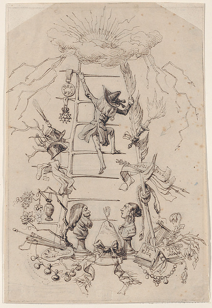 Illustration in Jérôme Paturot, by Louis Reybaud, Paris, 1846
