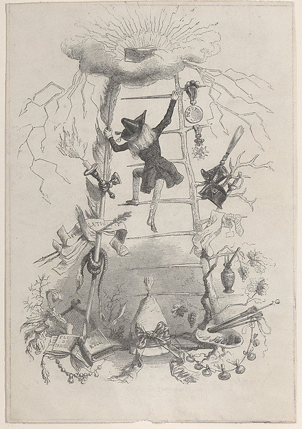 Illustration in Jérôme Paturot, by Louis Reybaud, Paris, 1846