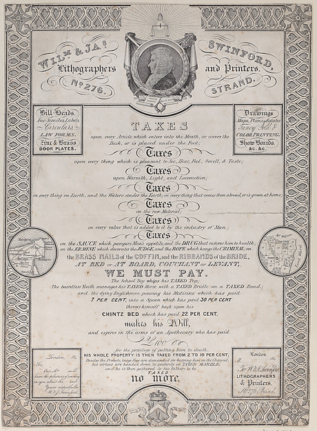 Trade Card for William and James Swinford, Lithographers and Printers