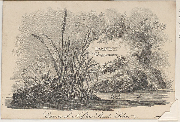 Trade Card for Danby, Engraver by Anonymous, British, 19th century, The Metropolitan Museum of Art