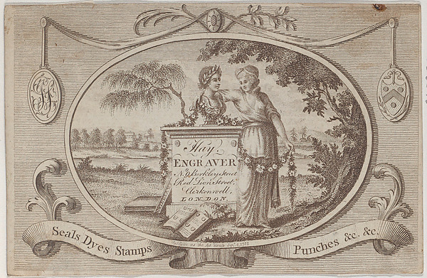 Book Label for Hay, Engraver