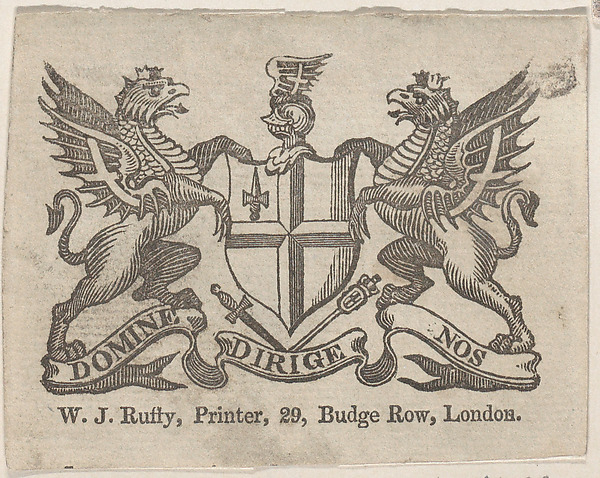 Trade Card for Jones and Barriff, Engravers and Printers