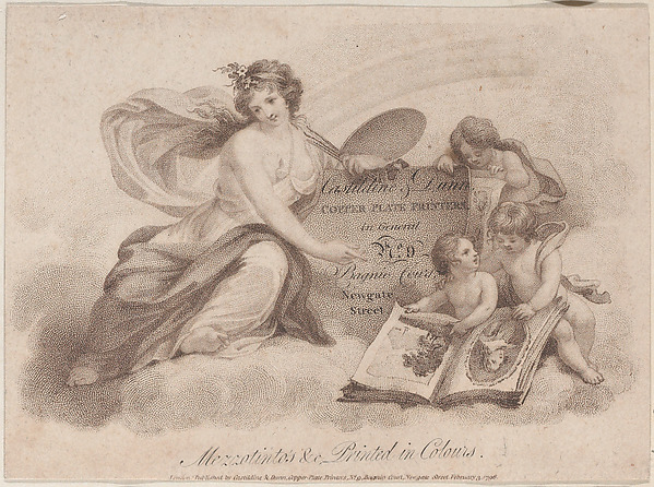 Trade Card for Castildine & Dunn, Copper Plate Engravers