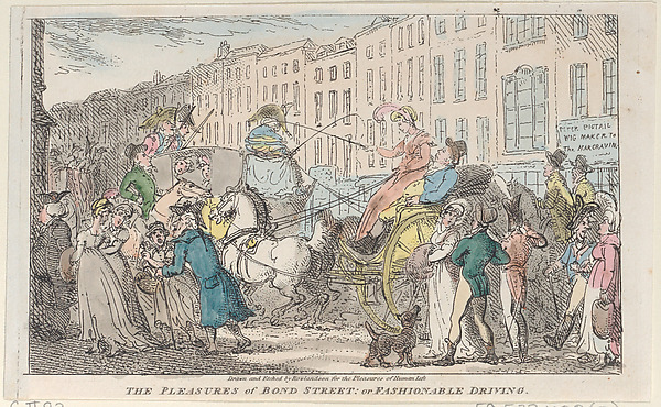 The Pleasures of Bond Street: or Fashionable Driving