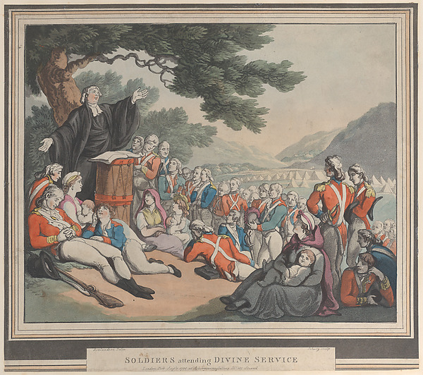 Soldiers Attending Divine Service
