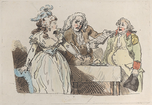 A Young Woman (Heiress) Prepares to Sign a Document