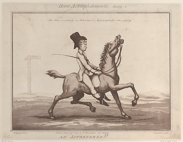 Horse Accomplishments, Sketch 1: An Astronomer !!