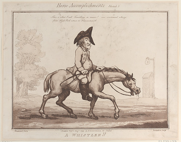 Horse Accomplishments, Sketch 3: A Whistler !!