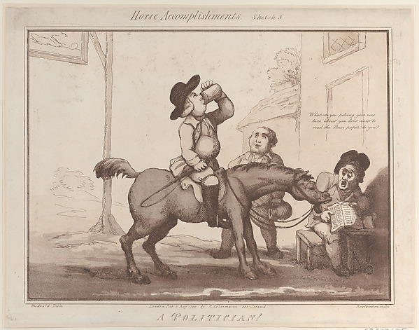 Horse Accomplishments, Sketch 5: A Politician !!