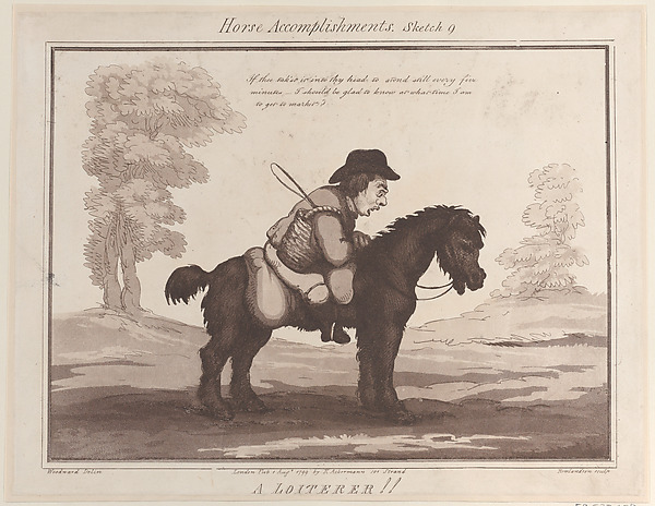 Horse Accomplishments, Sketch 9: A Loiterer !!