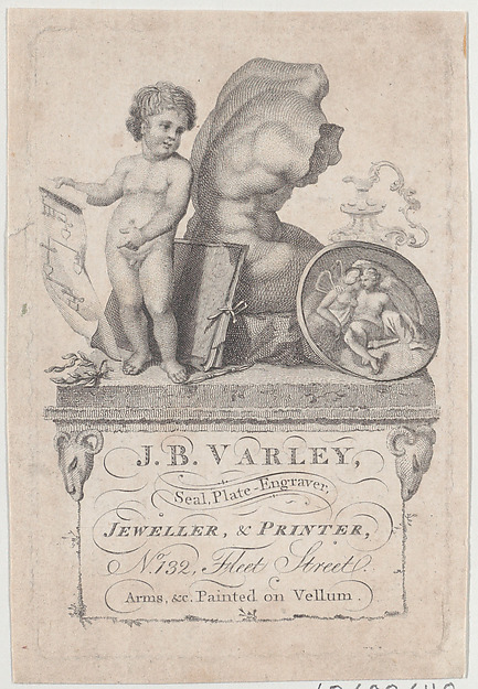 Trade Card for J.B. Varley, Jeweller and Printer