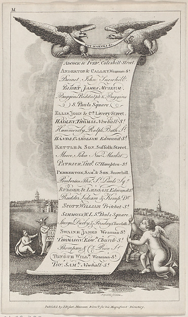 Trade Card for Toy Makers &c., Birmingham