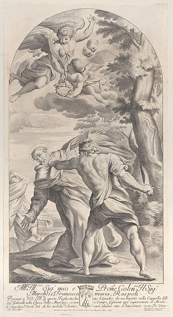 Martyrdom of a saint