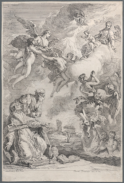 Pope Saint Gregory I Frees the Souls from Purgatory with His Prayers