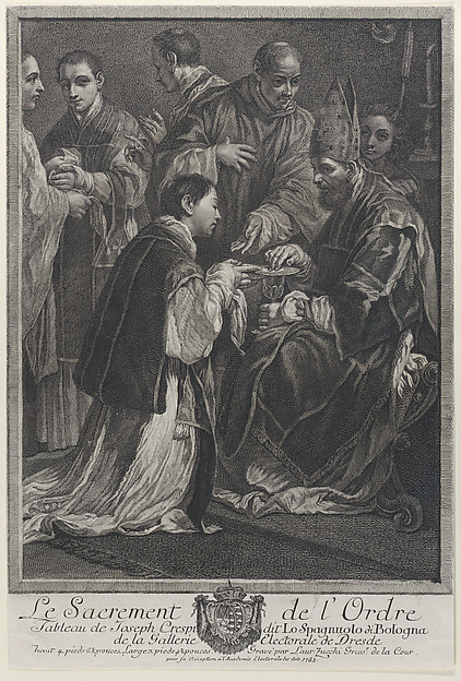 Ordination, from "The Seven Sacraments"