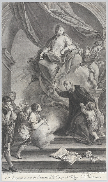 The Virgin appearing to San Filippo Neri