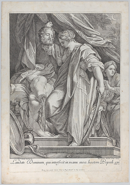Judith cutting the head off Holofernes