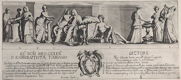 A Marriage Ceremony, after an antique painting in the possession of the Aldobrandini
