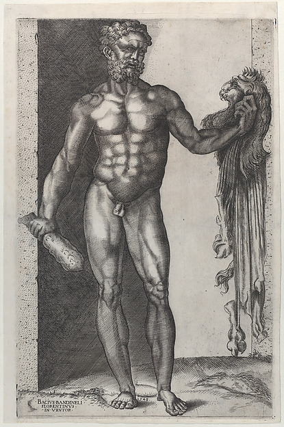 Hercules with his Club and Lion Skin