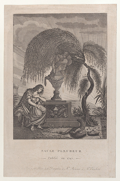 The Weeping Willow with hidden silhouettes of the Royal family