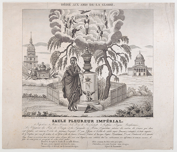 Saule Pleureur Imperiale with hidden silhouettes of Napoleon and his family