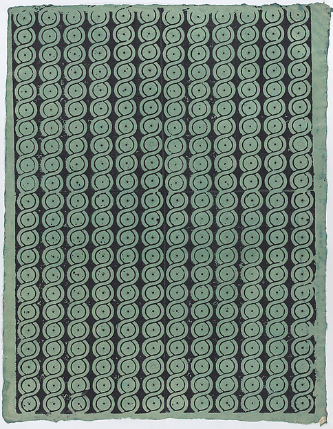 Sheet with overall guilloche pattern