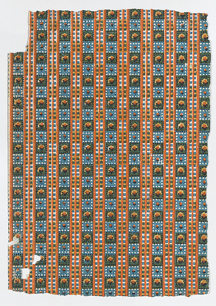 Sheet with an overall geometric pattern