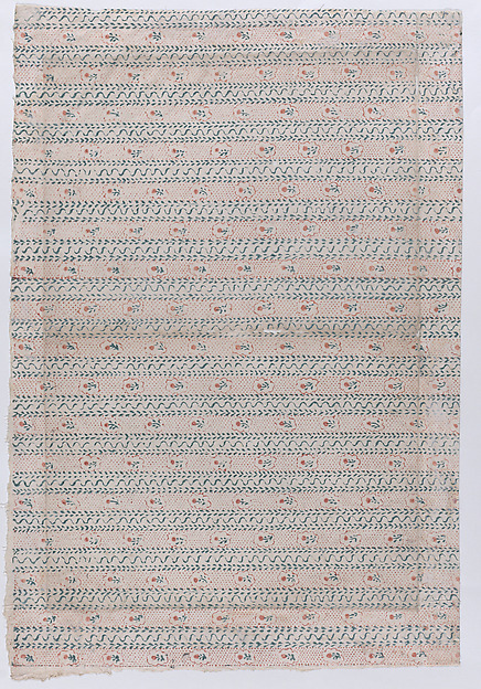 Book cover with overall floral pattern
