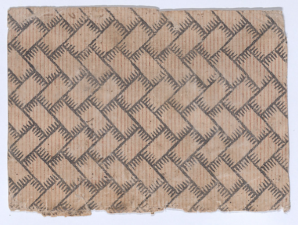 Sheet with an overall geometric pattern
