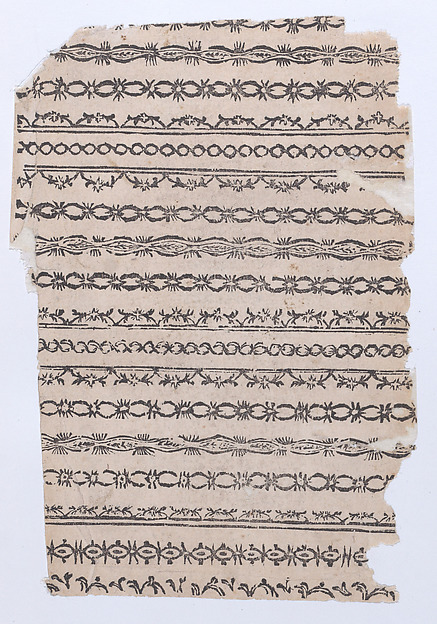 Sheet with various vertical designs
