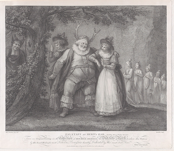 Falstaff at Herne's Oak (Shakespeare, Merry Wives of Windsor, Act 5, Scene 5) by Michele Beneditti, The Metropolitan Museum of Art