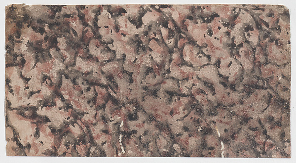 Sheet with overall splotchy pattern