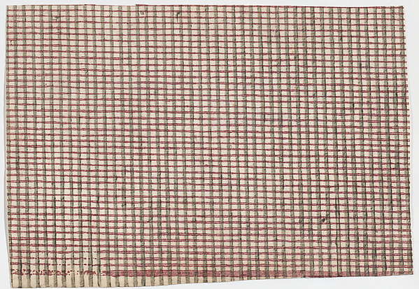 Sheet with overall crisscross pattern
