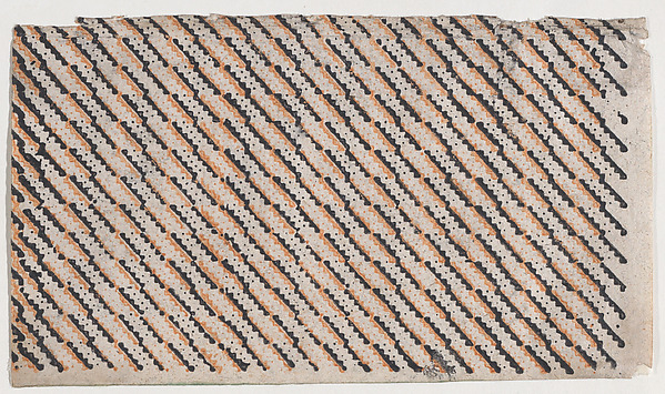 Sheet with diagonal stripe pattern