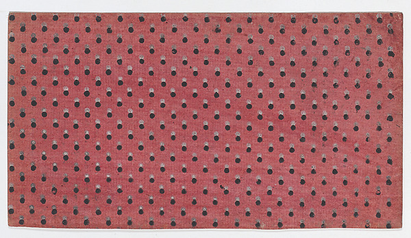 Sheet with an overall dot pattern