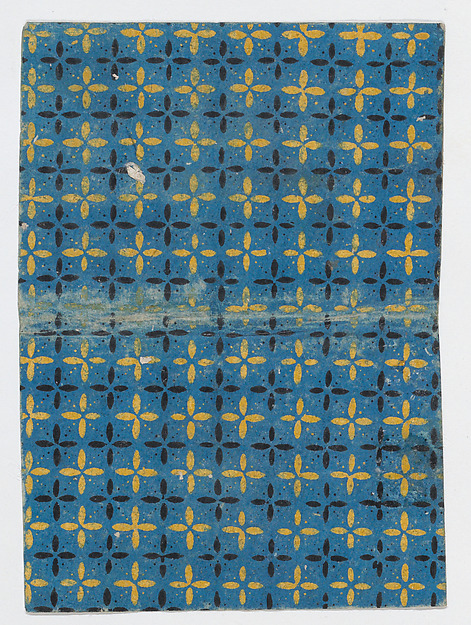 Book cover with blue and yellow cross pattern